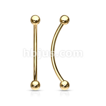 316L Surgical Steel Curved Barbell for Snake Eye Piercing and More - Image 3