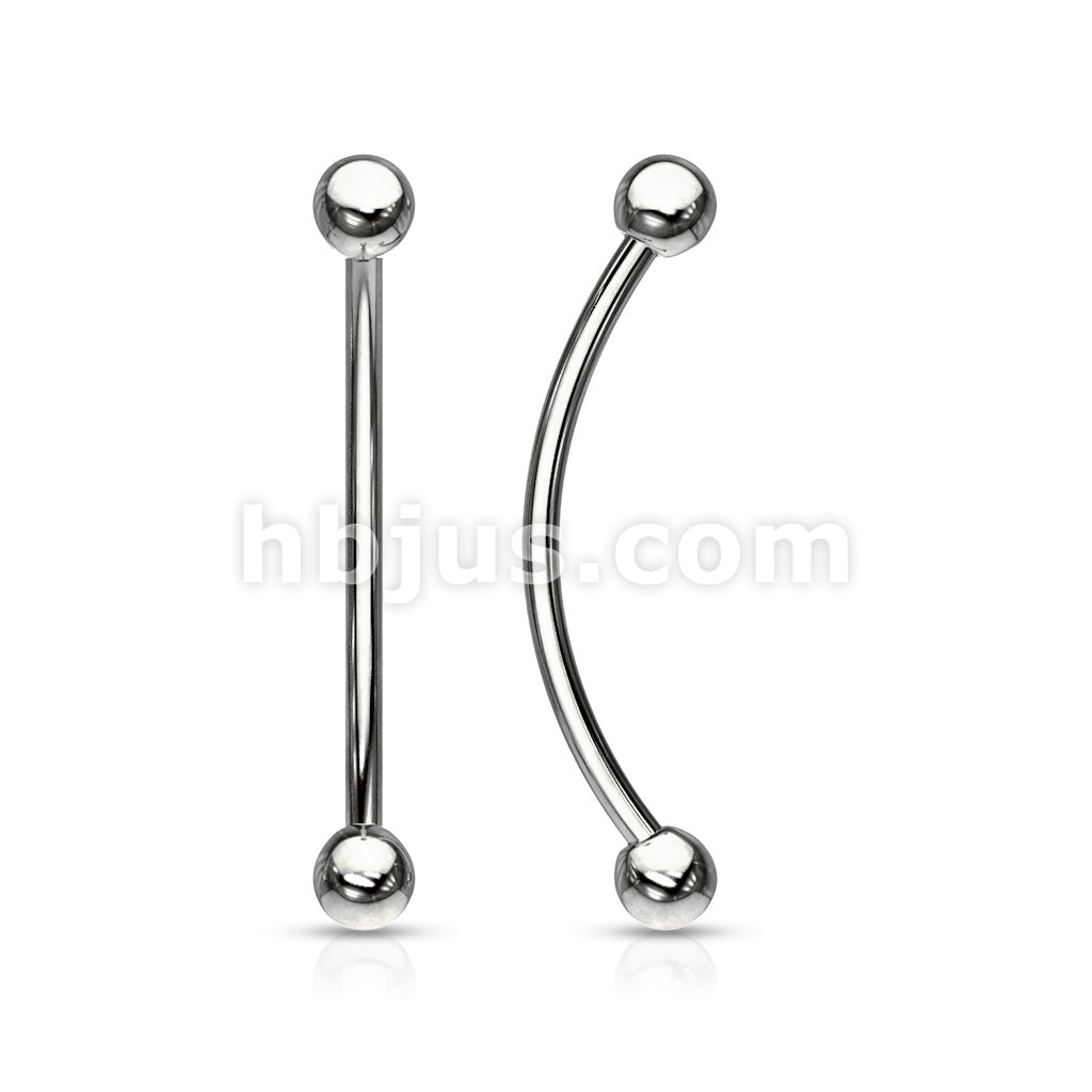 316L Surgical Steel Curved Barbell for Snake Eye Piercing and More - Image 6