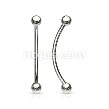 316L Surgical Steel Curved Barbell for Snake Eye Piercing and More - Image 6