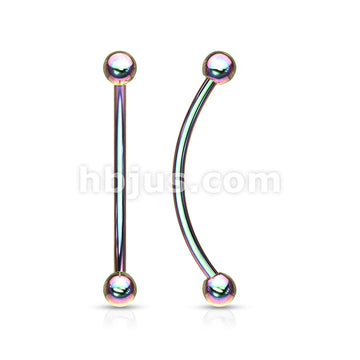 316L Surgical Steel Curved Barbell for Snake Eye Piercing and More - Image 7
