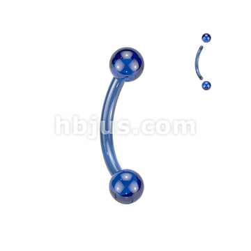24 Pc Assorted Pack of Bioflex Curved Barbells With Acrylic Balls - Image 3