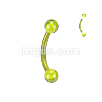 24 Pc Assorted Pack of Bioflex Curved Barbells With Acrylic Balls - Image 5
