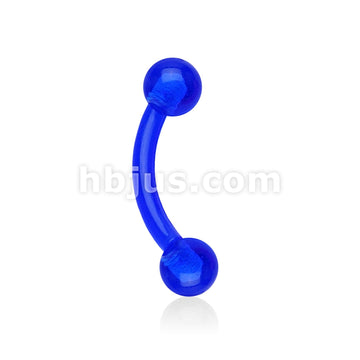 Bioflex Acrylic Flexible Eyebrow Curve W/ Acrylic Ball - Image 3