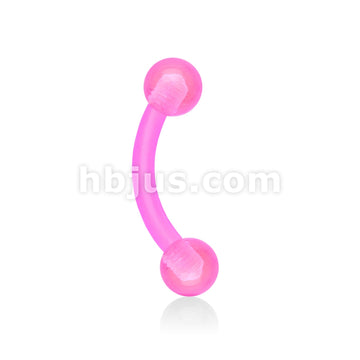 Bioflex Acrylic Flexible Eyebrow Curve W/ Acrylic Ball - Image 7