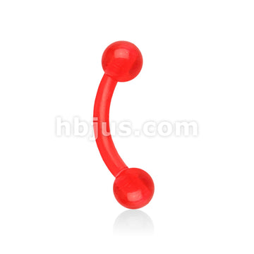 Bioflex Acrylic Flexible Eyebrow Curve W/ Acrylic Ball - Image 8