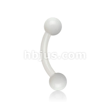 Bioflex Acrylic Flexible Eyebrow Curve W/ Acrylic Ball - Image 9
