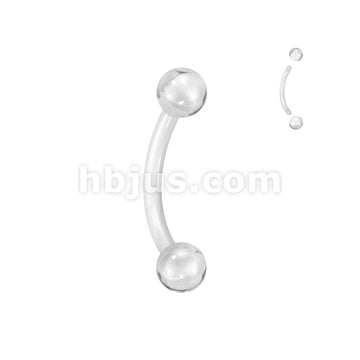 24 Pc Assorted Pack of Bioflex Curved Barbells With Glow In The Dark Acrylic Balls - Image 3