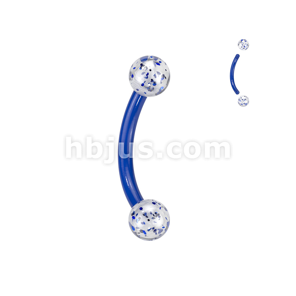 Bioflex Ultra Glitter Acrylic Balls Flexible Eyebrow Curve - Image 3