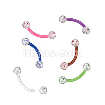 Bioflex Ultra Glitter Acrylic Balls Flexible Eyebrow Curve