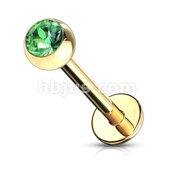 Gold Plated Over 316L Surgical Steel Labret Studs With Press Fit... - Image 7