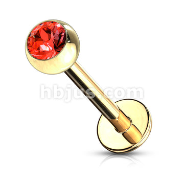 Gold Plated Over 316L Surgical Steel Labret Studs With Press Fit... - Image 11