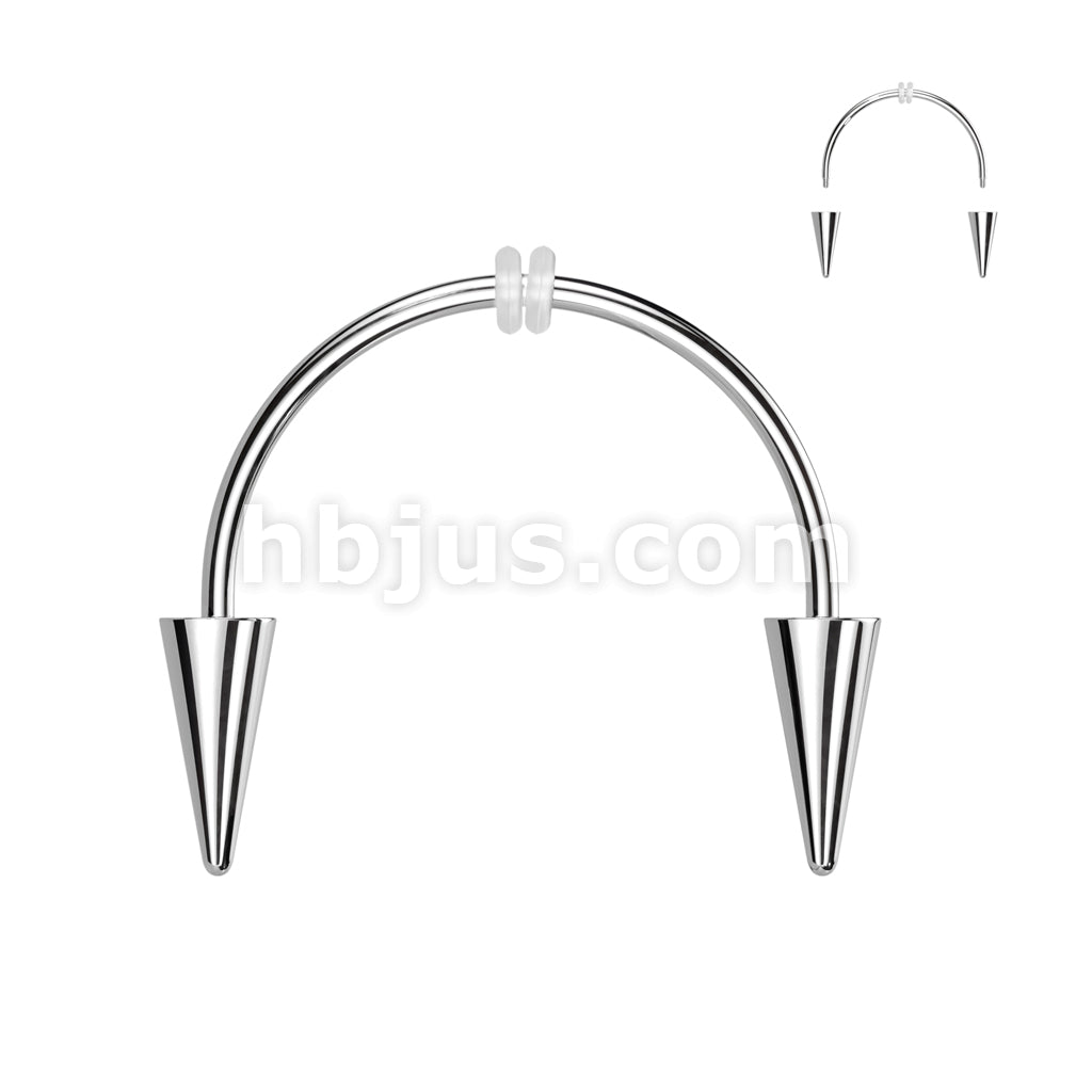 316L Surgical Steel 316L Surgical Stainless Steel Smiley Vampire Fangs... - Image 3