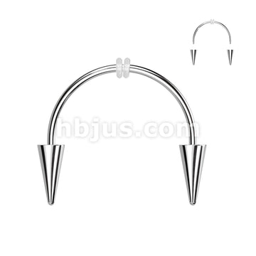316L Surgical Steel 316L Surgical Stainless Steel Smiley Vampire Fangs... - Image 3