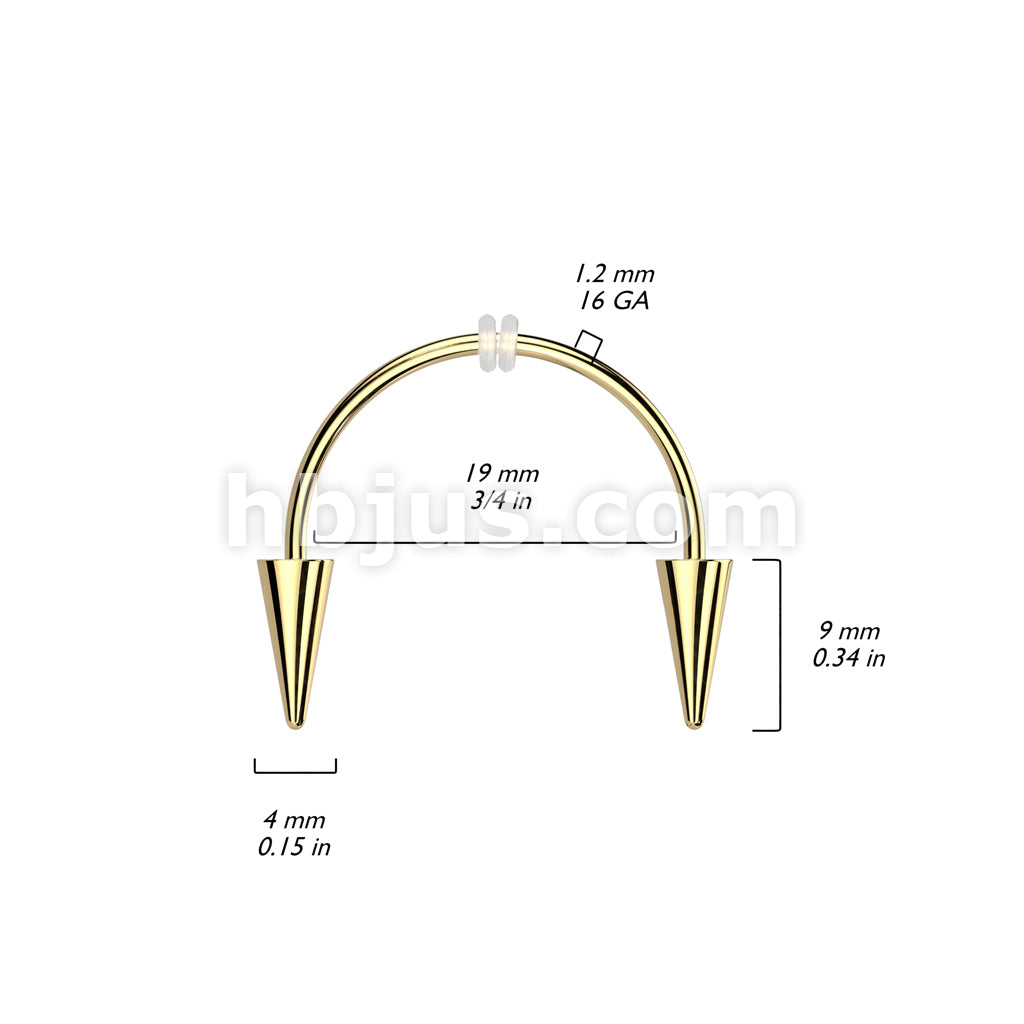 316L Surgical Steel 316L Surgical Stainless Steel Smiley Vampire Fangs... - Image 4