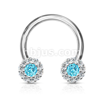 316L Surgical Steel Paved CZ Daisy Ends  316L Surgical Steel Circular... - Image 5