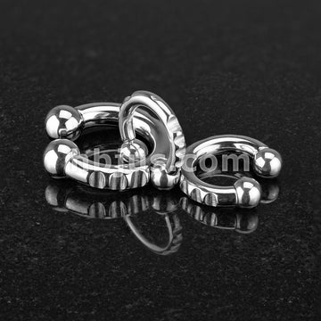 316L Surgical Steel Carved Circular 316L Surgical Stainless Steel - Image 4