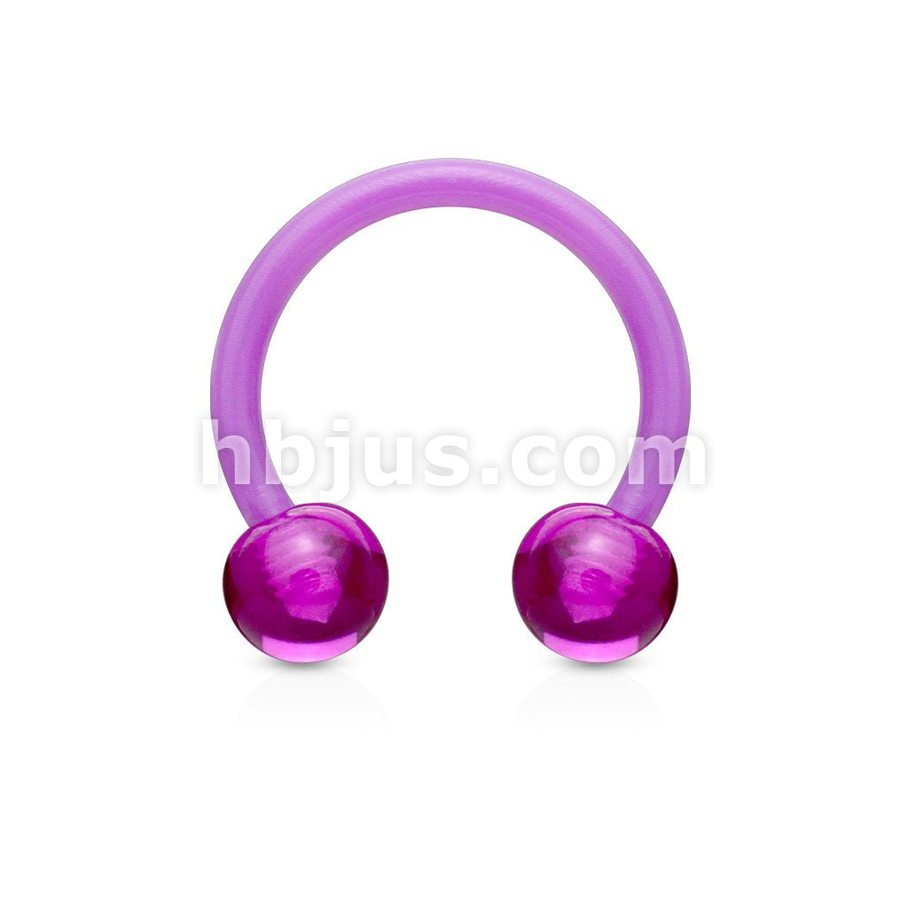 Acrylic | Silicone All Acrylic Flexible Horse Shoe - Image 2