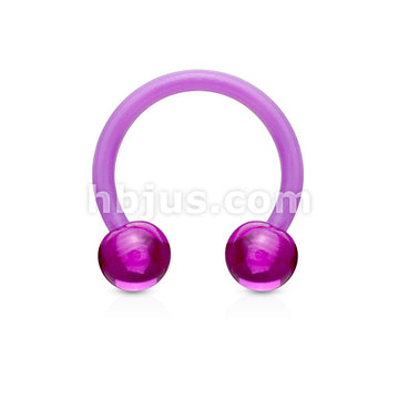 Acrylic | Silicone All Acrylic Flexible Horse Shoe - Image 2