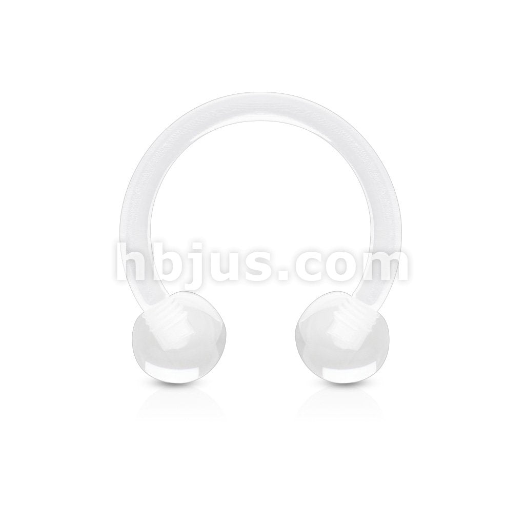 Acrylic | Silicone All Acrylic Flexible Horse Shoe - Image 4