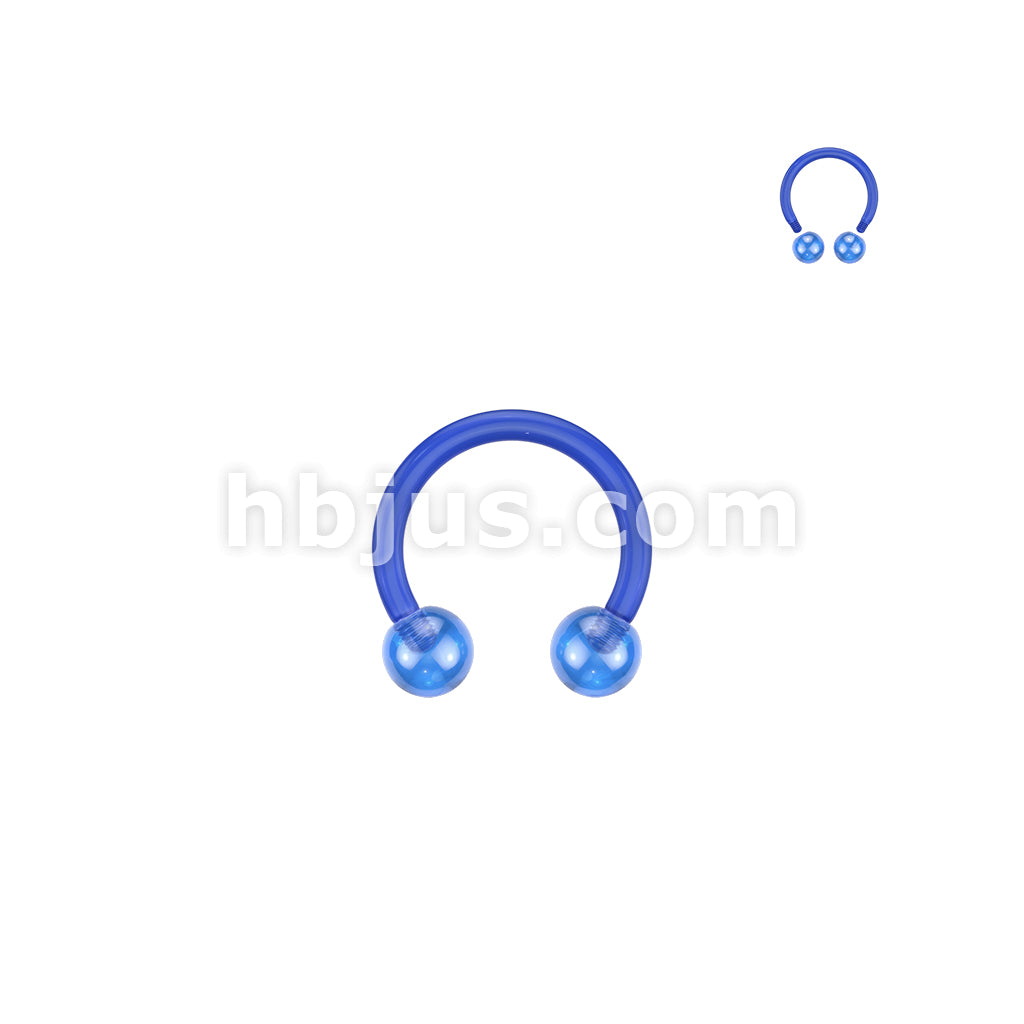 24 Pc Assorted Pack of Bioflex Horseshoes With Glow In The Dark Acrylic Balls - Image 2