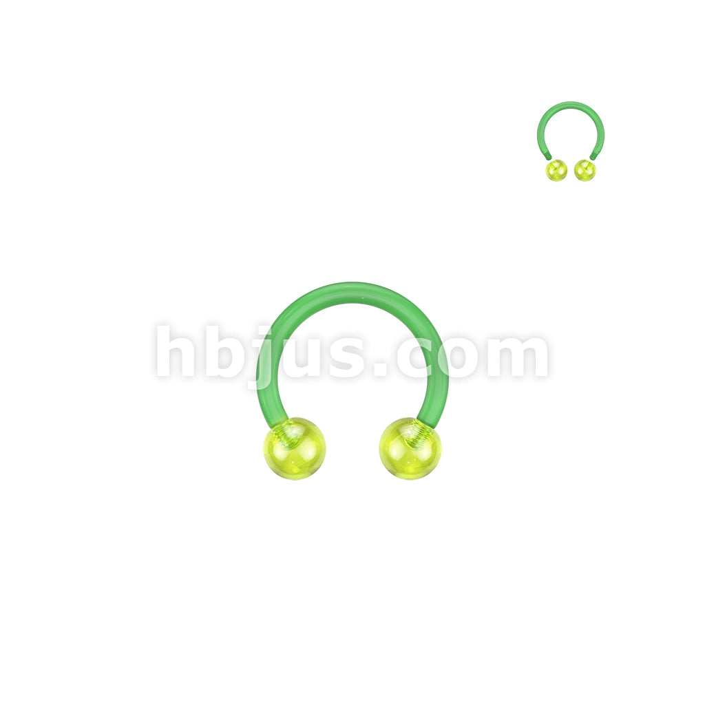 24 Pc Assorted Pack of Bioflex Horseshoes With Glow In The Dark Acrylic Balls - Image 3
