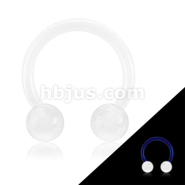 Acrylic Flexible Shaft Horseshoe/Circular With Glow in the Dark Balls - Image 5