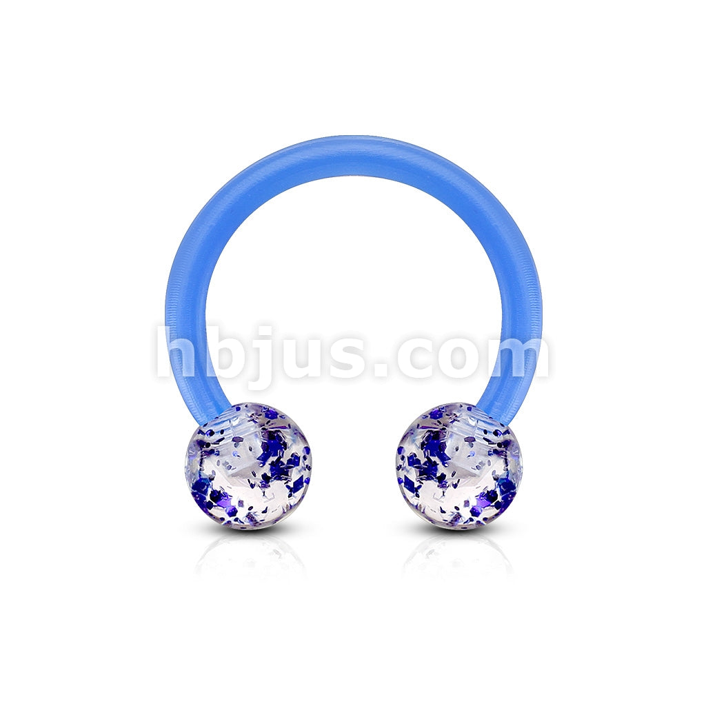 Bioflex Ultra Glitter Acrylic Balls Flexible Horseshoe/Circular - Image 3