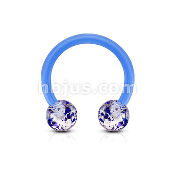 Bioflex Ultra Glitter Acrylic Balls Flexible Horseshoe/Circular - Image 3