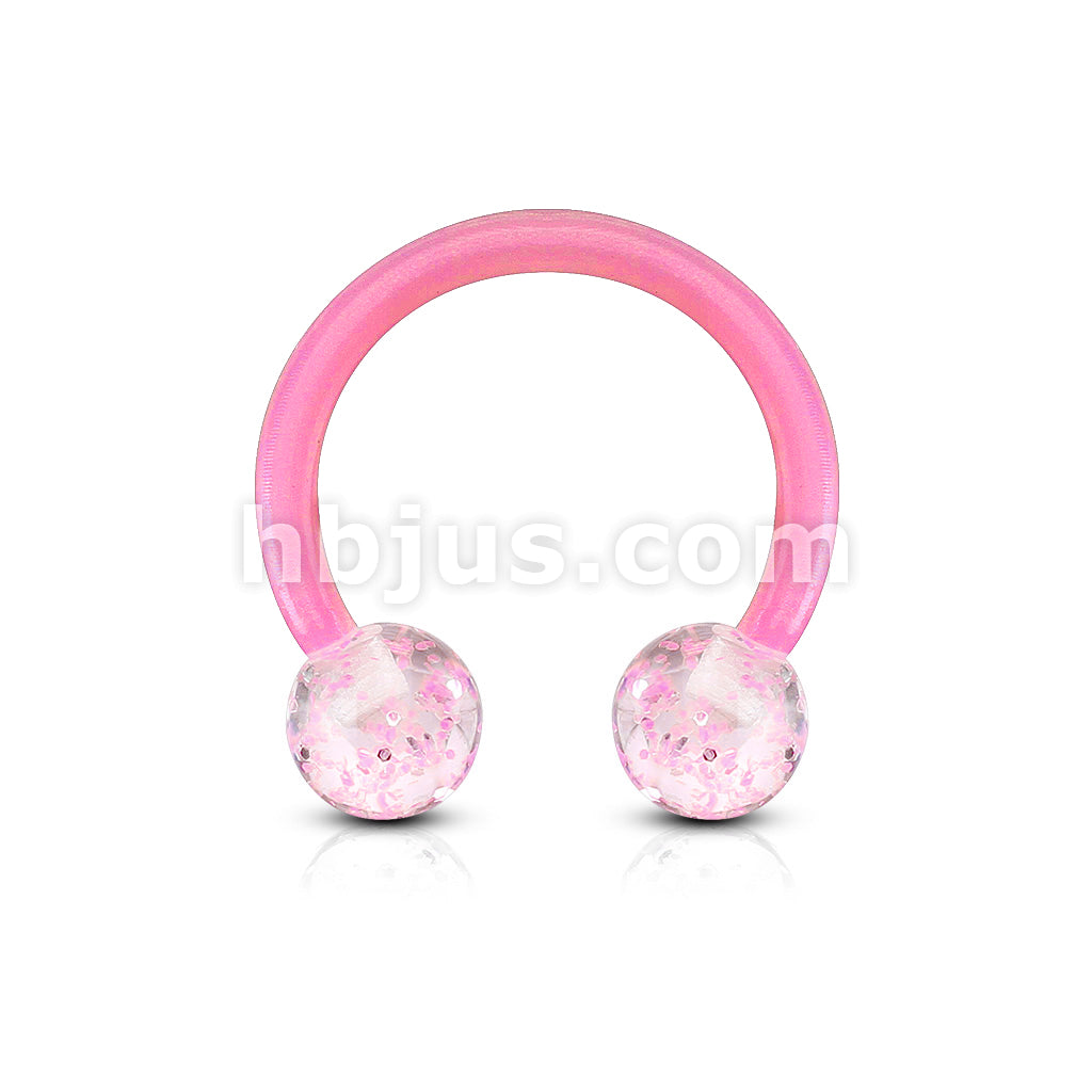 Bioflex Ultra Glitter Acrylic Balls Flexible Horseshoe/Circular - Image 6