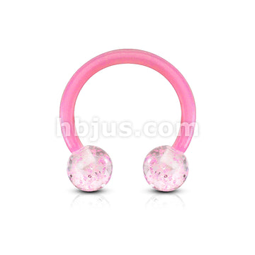 Bioflex Ultra Glitter Acrylic Balls Flexible Horseshoe/Circular - Image 6