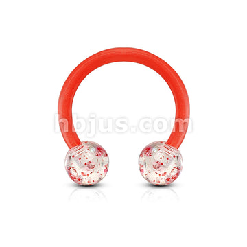 Bioflex Ultra Glitter Acrylic Balls Flexible Horseshoe/Circular - Image 7