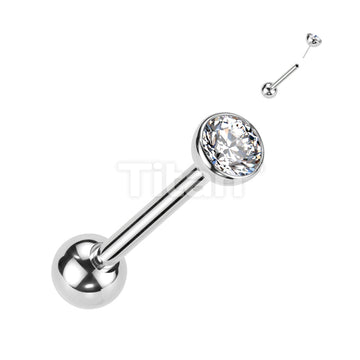 ASTM F136 Titanium Implant Grade Titanium Threadless Push in Barbell... - Image 3