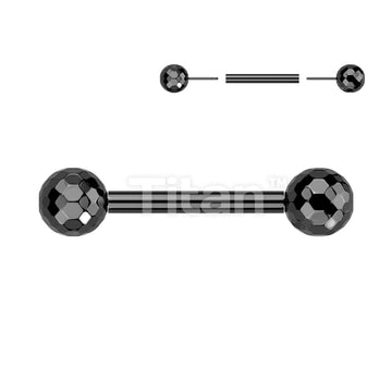 Implant Grade Titanium Threadless Push In Barbell With Multi-Faceted Balls - Image 3