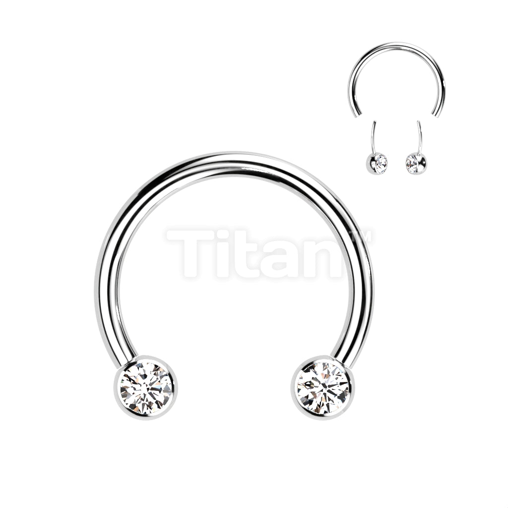 ASTM F136 Titanium Implant Grade Titanium Threadless Horseshoe With... - Image 3