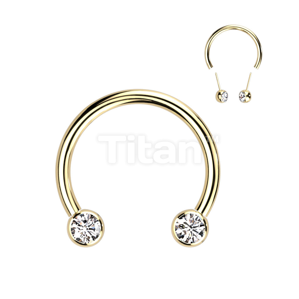 ASTM F136 Titanium Implant Grade Titanium Threadless Horseshoe With... - Image 4