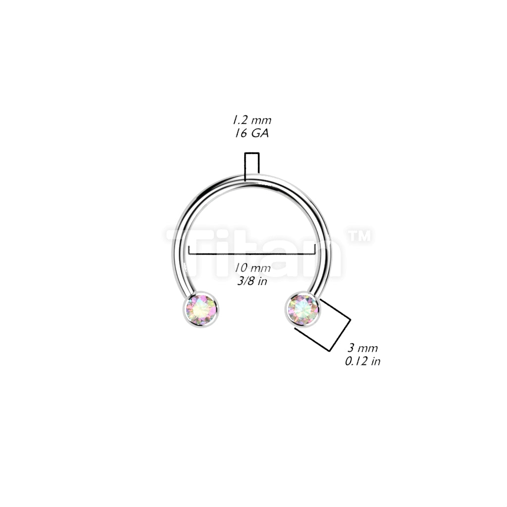 ASTM F136 Titanium Implant Grade Titanium Threadless Horseshoe With... - Image 8