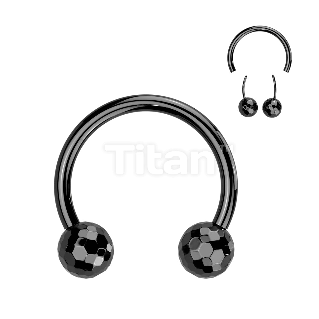 Implant Grade Titanium Threadless Push In Horseshoe With Multi-Faceted Balls - Image 3
