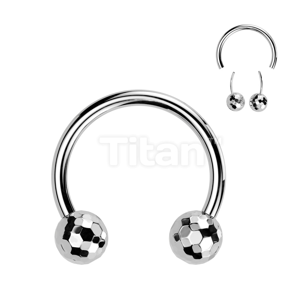 Implant Grade Titanium Threadless Push In Horseshoe With Multi-Faceted Balls - Image 5