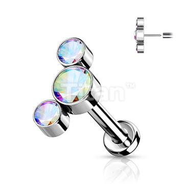 ASTM F136 Titanium Implant Grade Titanium Threadless Push in Labret... - Image 3
