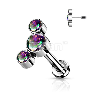 ASTM F136 Titanium Implant Grade Titanium Threadless Push in Labret... - Image 7
