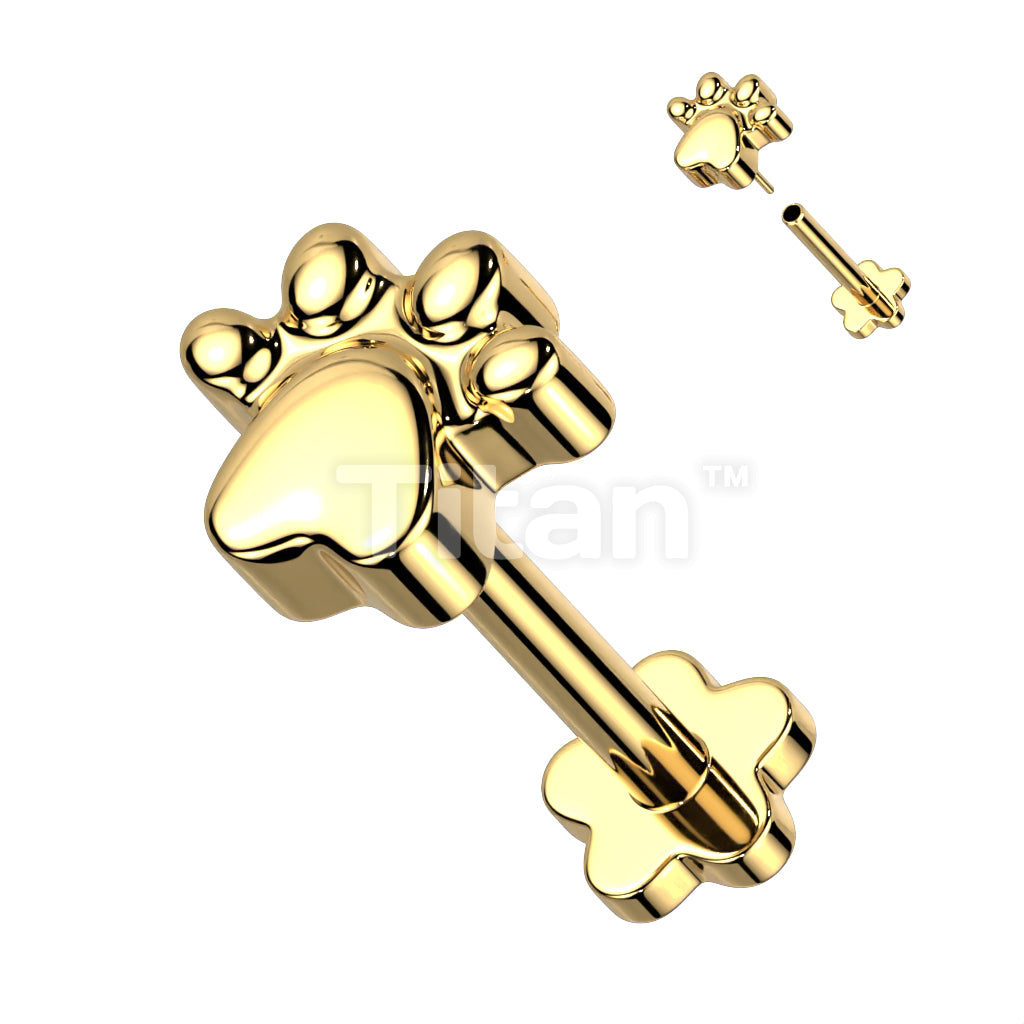 ASTM F136 Titanium Implant Grade Titanium Threadless Push in Flower... - Image 2