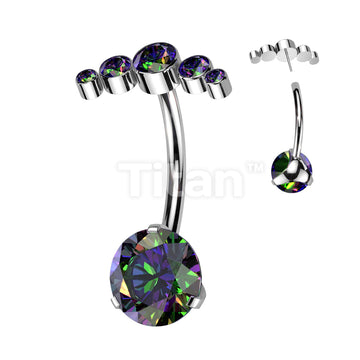 Implant Grade Titanium Threadless Push In Prong Set Bottom With 5 Bezel... - Image 6