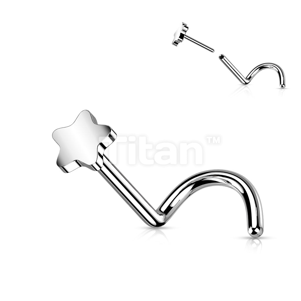 Implant Grade Titanium Threadless Push in Nose Screw With Star Shaped Top - Image 2