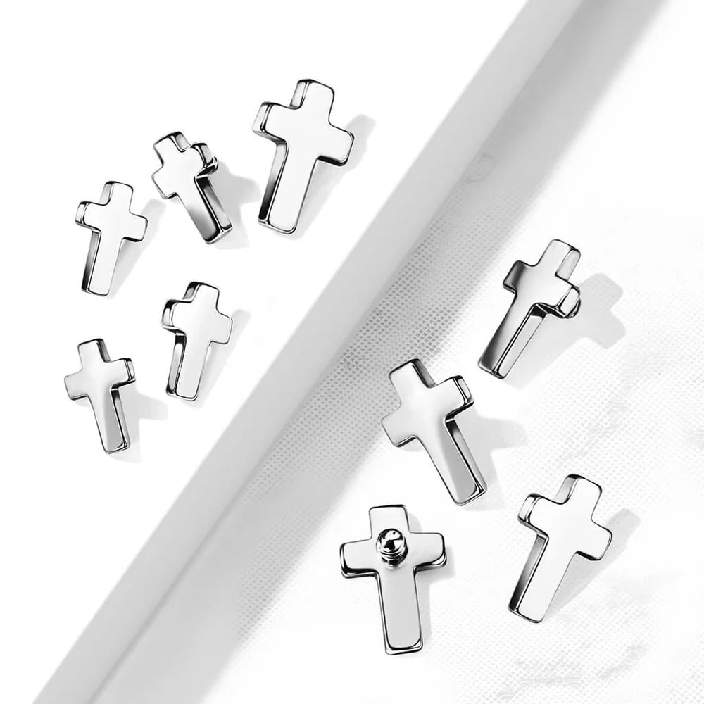 Implant Grade Titanium Internally Threaded Flat Cross Top