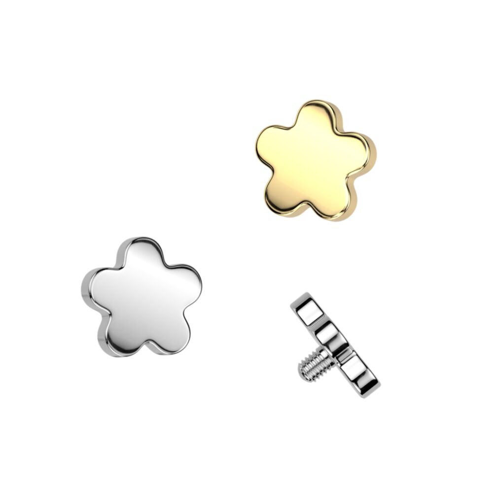 Implant Grade Titanium Internally Threaded Flower Top
