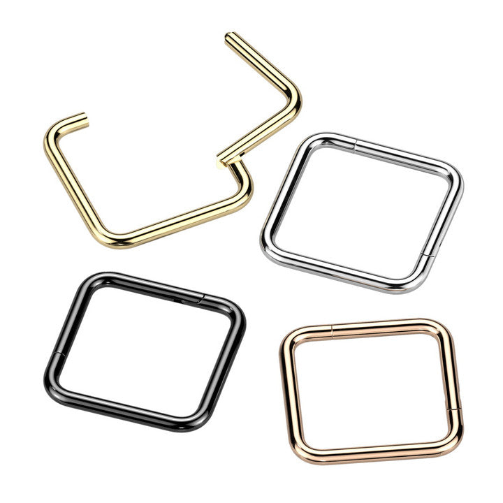 Implant Grade Titanium Square Hinged Segment Ring