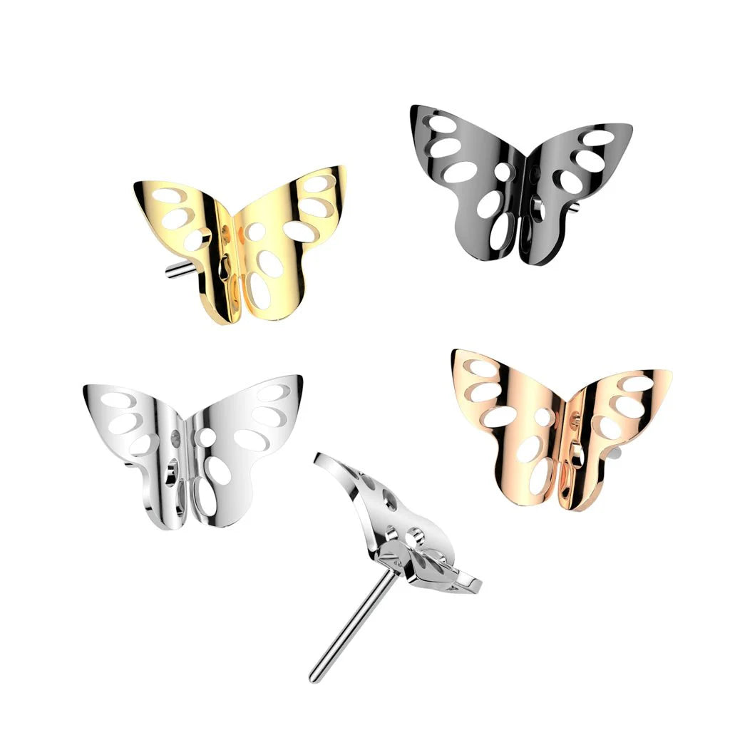 Implant Grade Titanium Threadless Push In Butterfly Top
