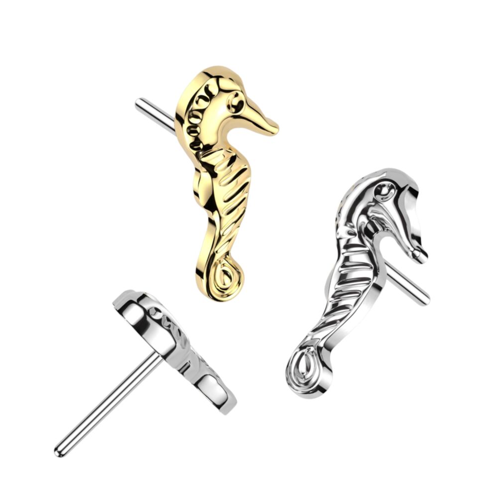 Implant Grade Titanium Threadless Push In Seahorse Top