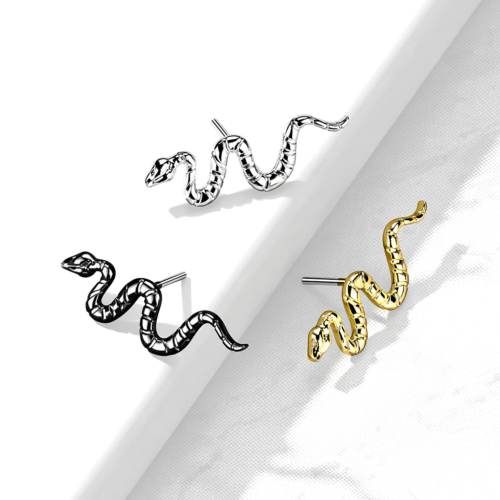 Implant Grade Titanium Threadless Push In Snake Top