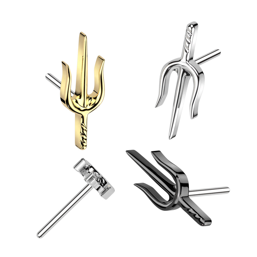 Implant Grade Titanium Threadless Push In Trident Top